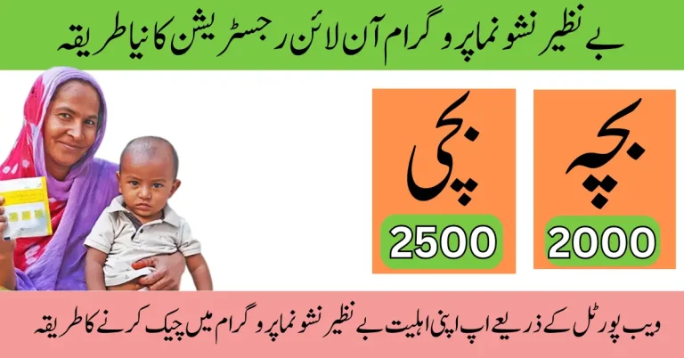 Benazir Nashonuma Program 2025 New Registration Starts