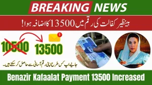 Benazir Kafaalat Payment 13500 Increased From January 2025 – Get Full Details